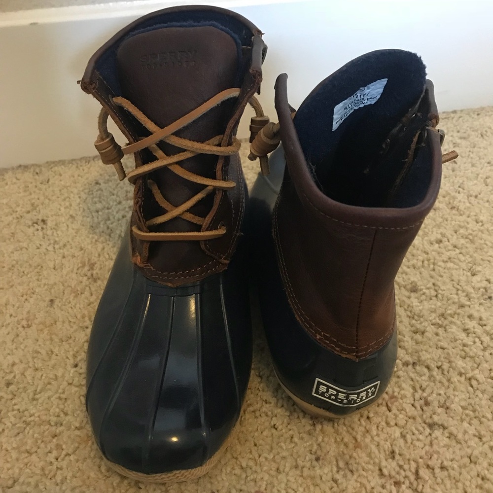 Sperrys Duck Boots Rain boots Navy size 7